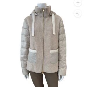 NWT Cortland Park Cashmere Salt Lake Coat in Beige